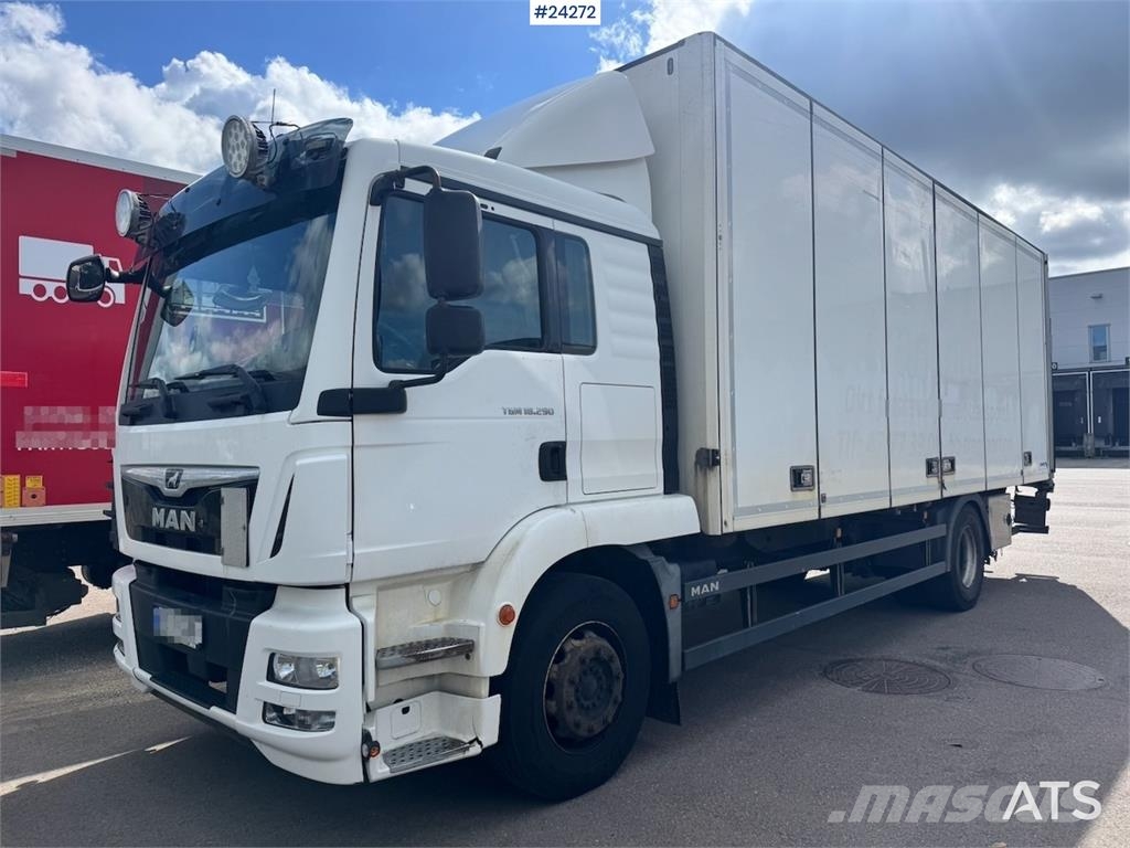MAN TGM 18.290 4x2 Box Truck with Full Side Opening Caminhões baú