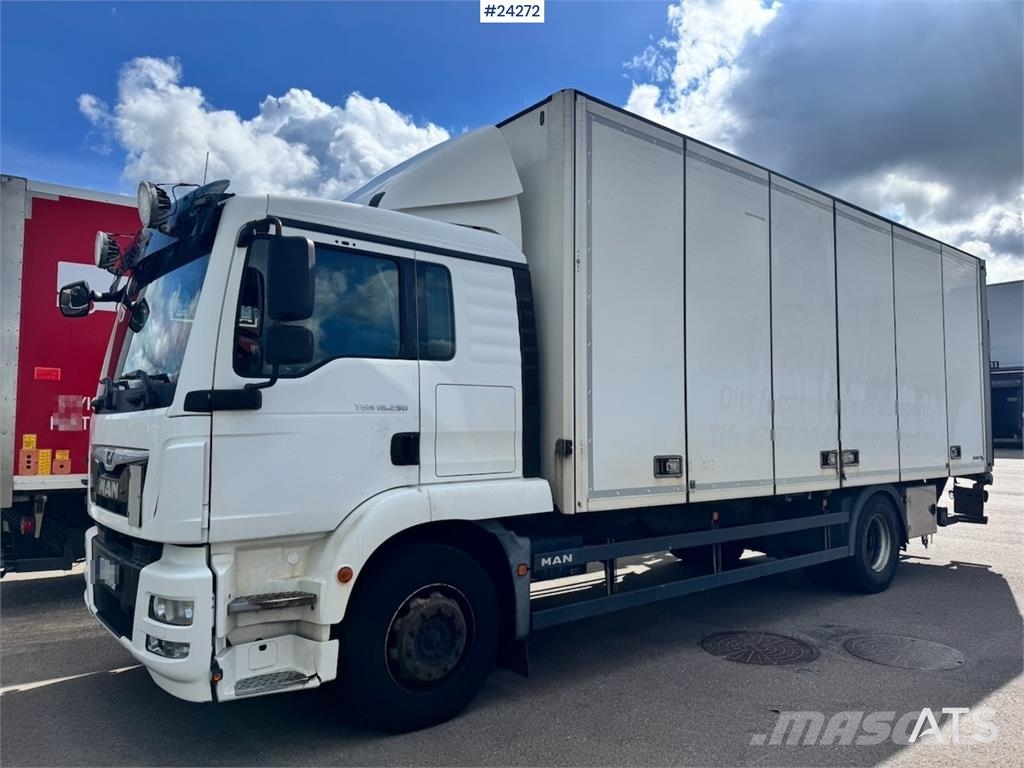 MAN TGM 18.290 4x2 Box Truck with Full Side Opening Caminhões baú