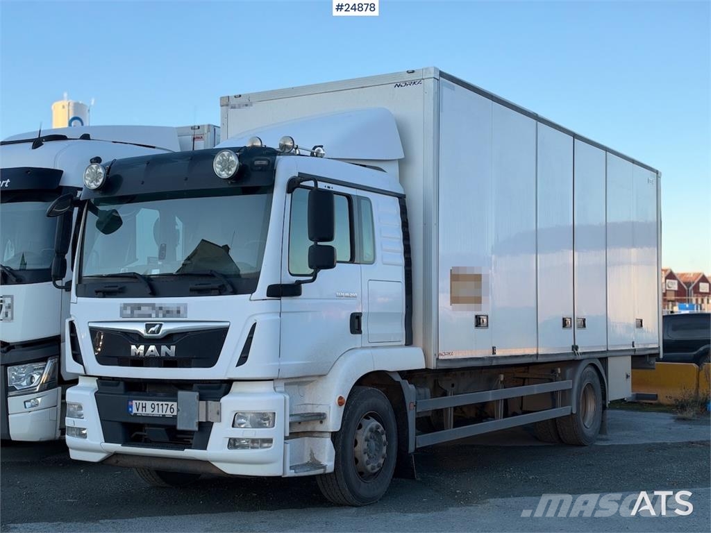 MAN TGM 18.290 4x2 Box van w/ Full side opening - 255, Camion cassonati