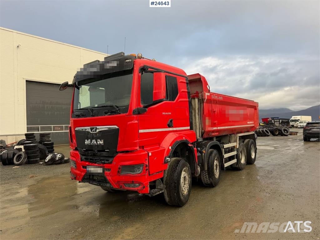 MAN TGS 41.250 8x4 tipper Tippbil