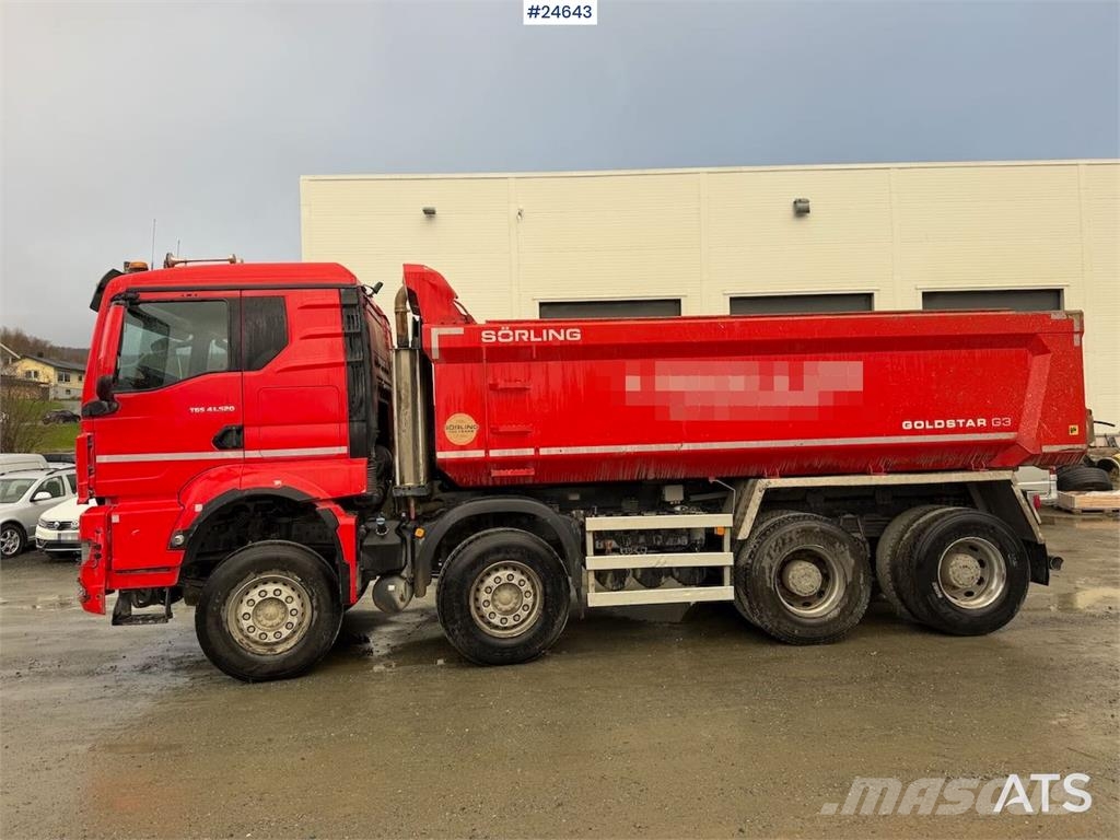 MAN TGS 41.250 8x4 tipper Tippbil