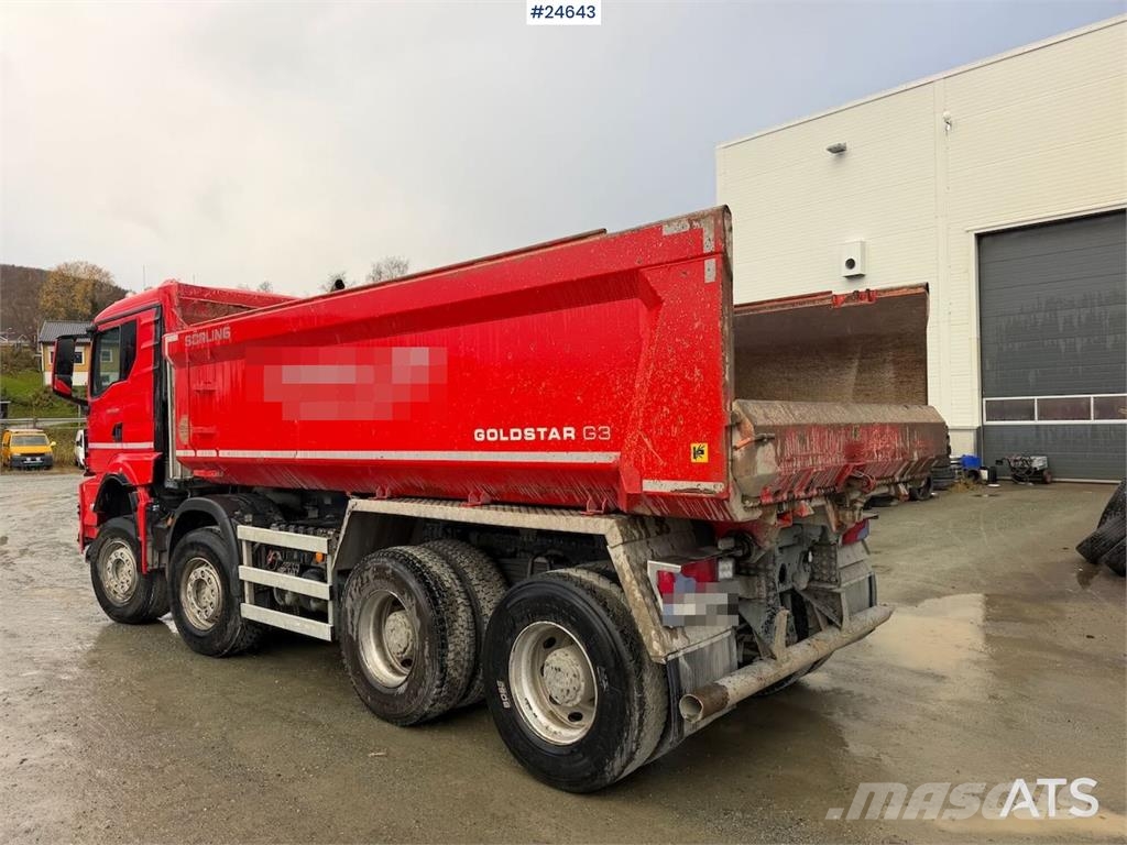 MAN TGS 41.250 8x4 tipper Tippbil