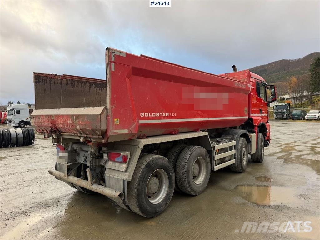 MAN TGS 41.250 8x4 tipper Tippbil