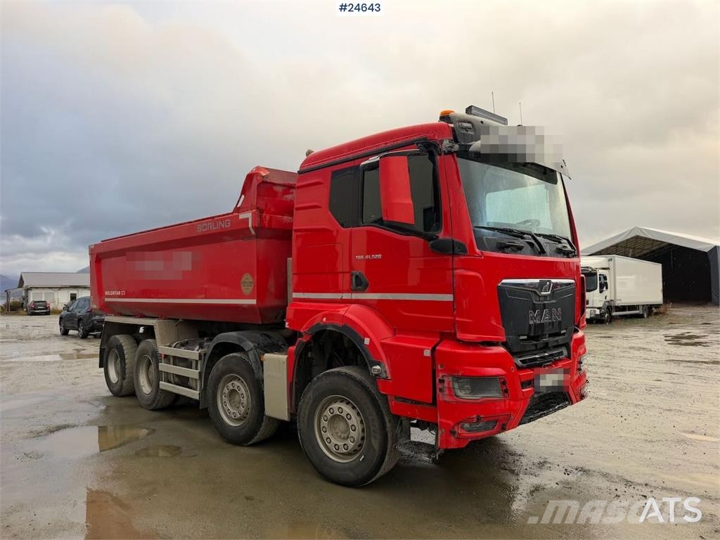 MAN TGS 41.250 8x4 tipper Tippbil