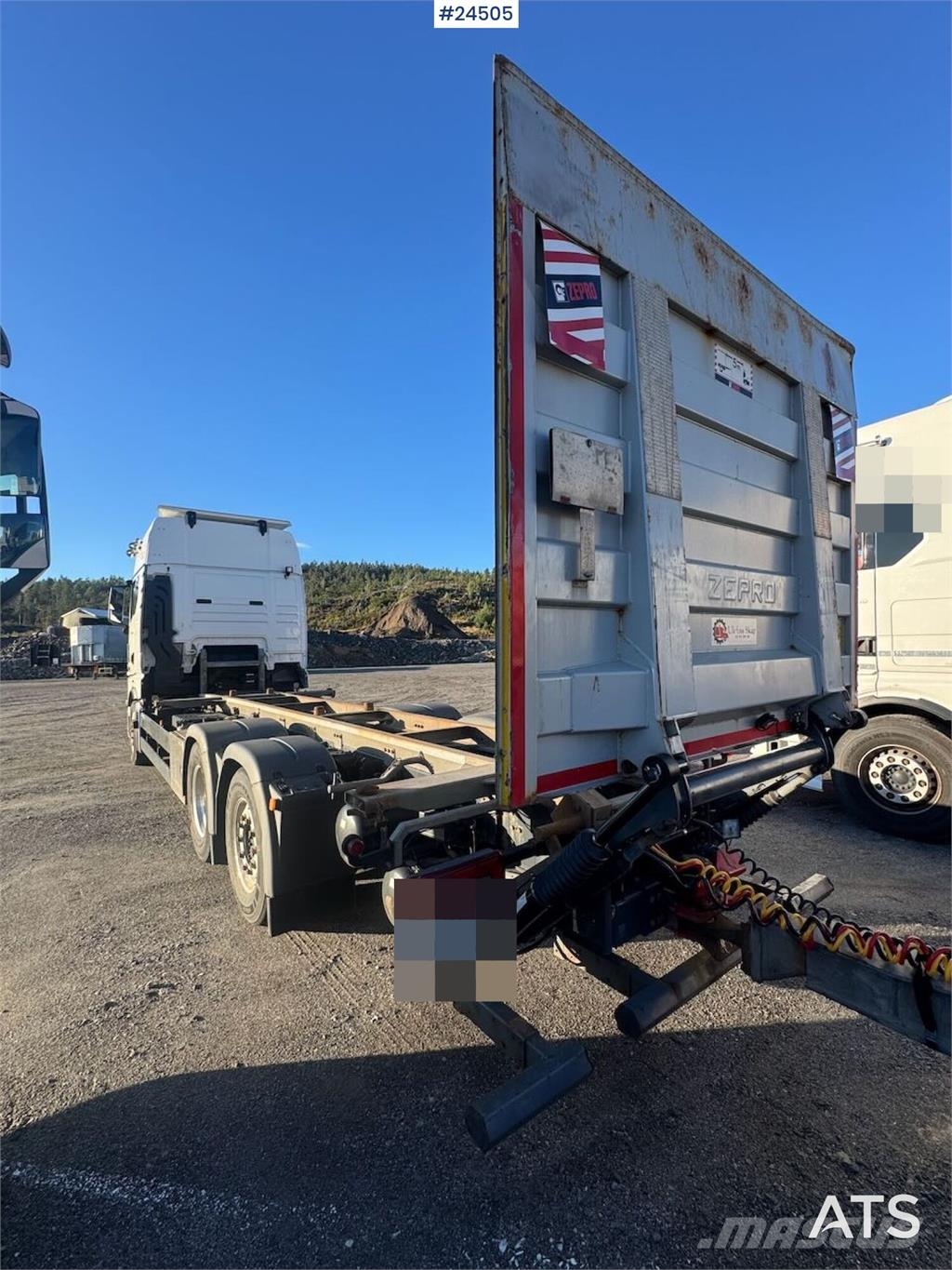 MAN TGX 26.510 Container Chassis – Zepro Tail Lift Kamioni-šasije