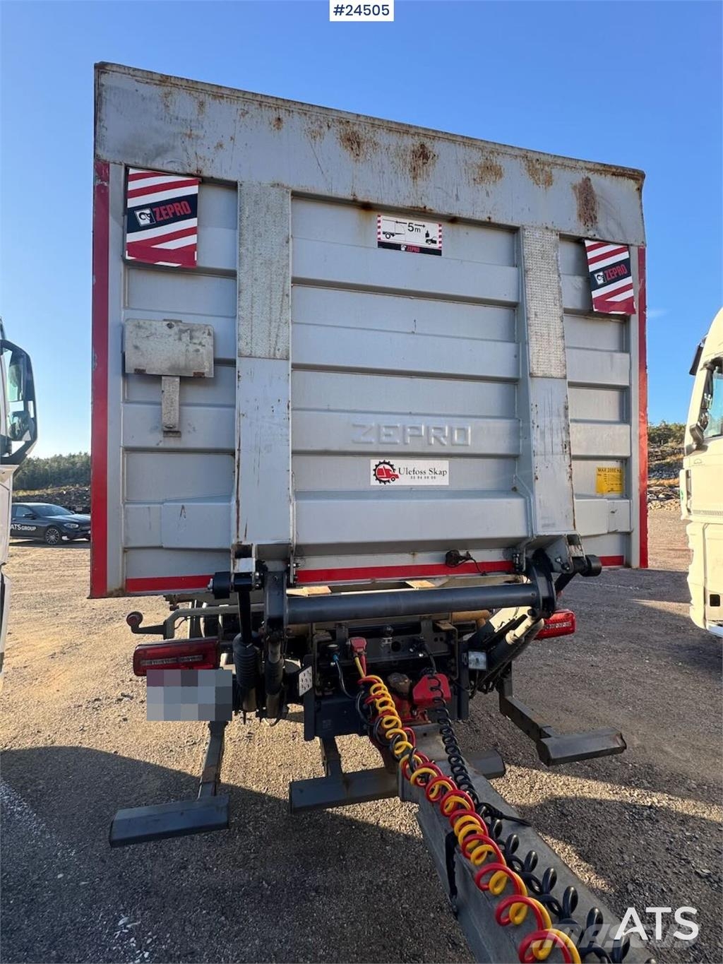 MAN TGX 26.510 Container Chassis – Zepro Tail Lift Kamioni-šasije