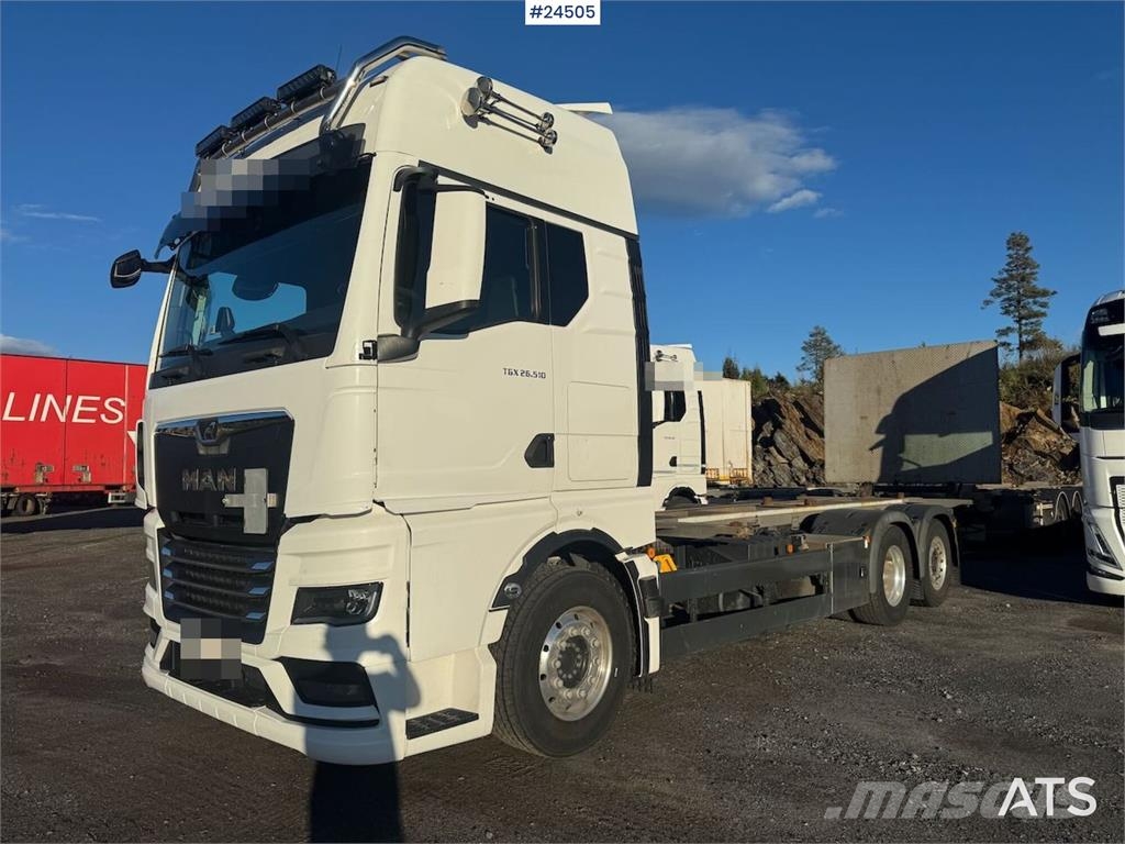 MAN TGX 26.510 Container Chassis – Zepro Tail Lift Kamioni-šasije