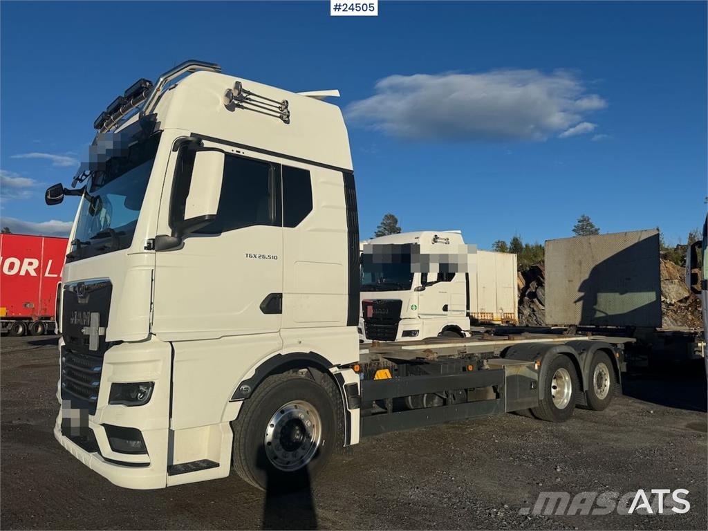 MAN TGX 26.510 Container Chassis – Zepro Tail Lift Kamioni-šasije
