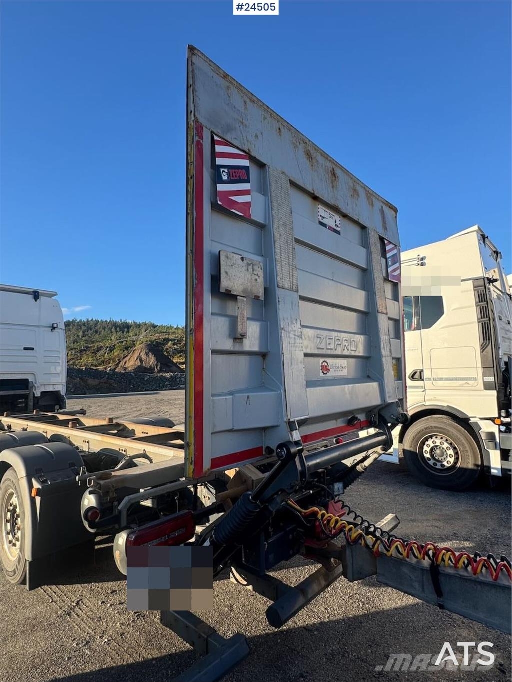 MAN TGX 26.510 Container Chassis – Zepro Tail Lift Kamioni-šasije