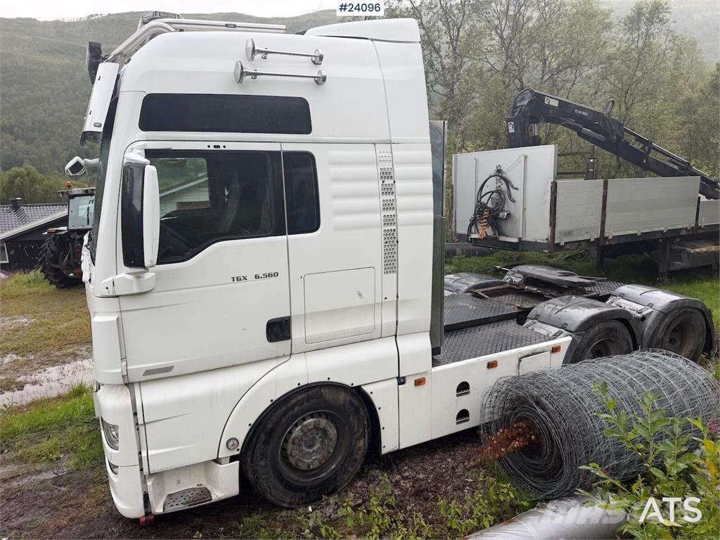 MAN TGX 26.560 6x4 Tractor Unit with Tipper Hydraulics Ťahače