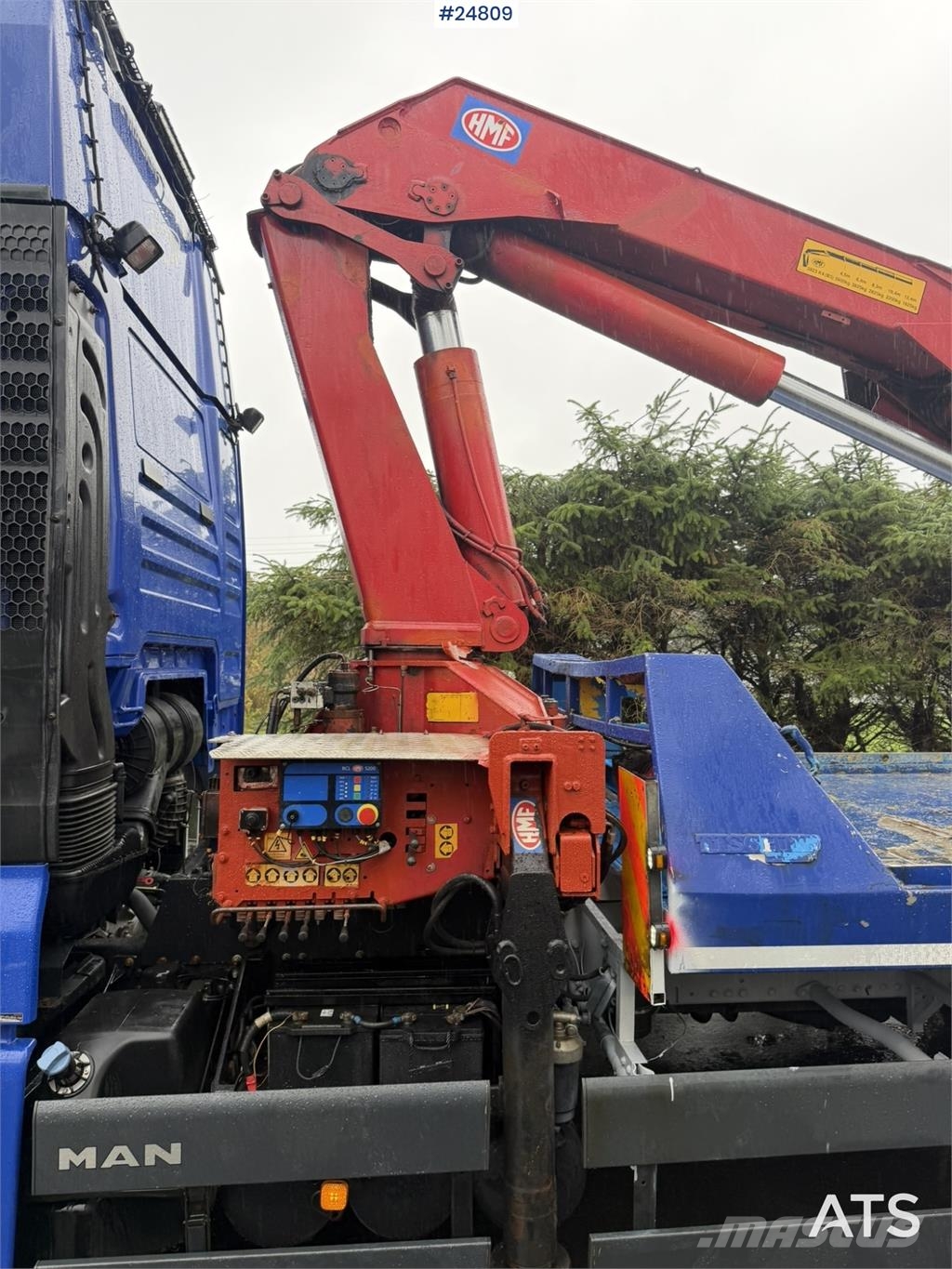 MAN TGX 26.580 6x2 Crane Truck with HMF 25.6 tm Crane Crane trucks