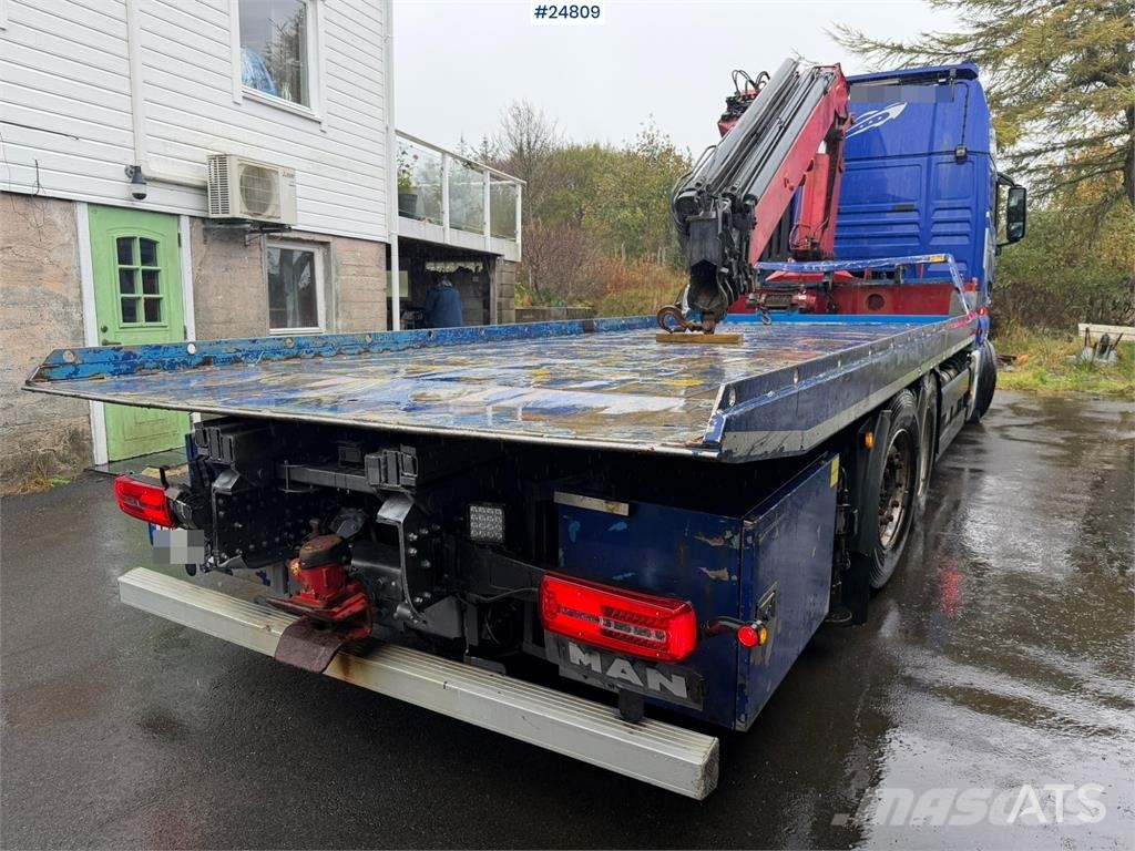 MAN TGX 26.580 6x2 Crane Truck with HMF 25.6 tm Crane Crane trucks