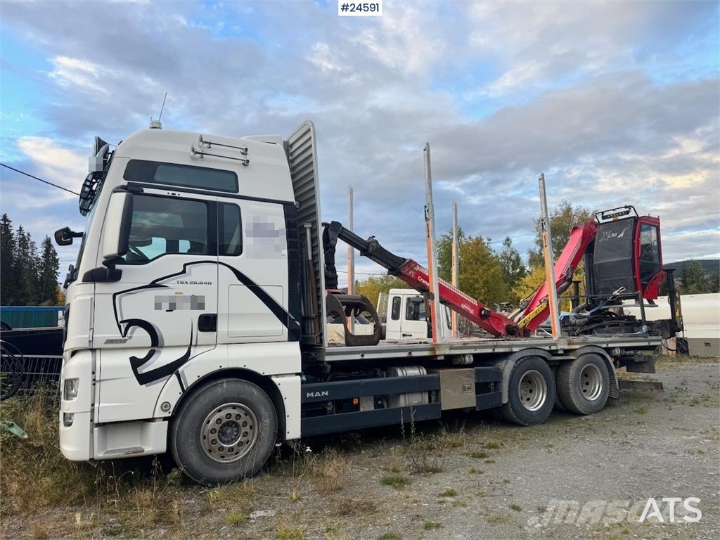 MAN TGX 26.640 Timber Truck with Cranab Crane Kamioni za drva