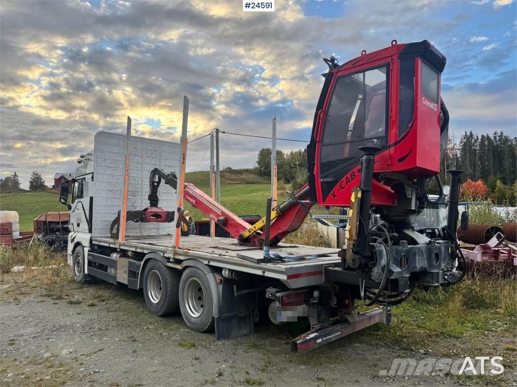 MAN TGX 26.640 Timber Truck with Cranab Crane Kamioni za drva