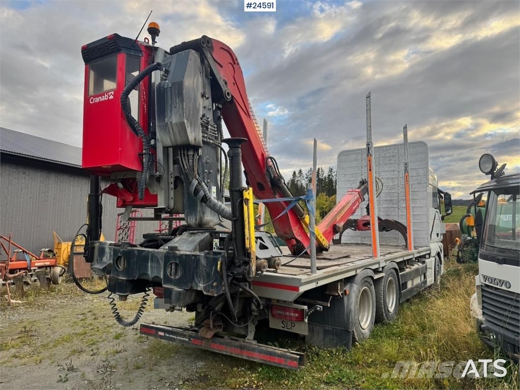 MAN TGX 26.640 Timber Truck with Cranab Crane Kamioni za drva