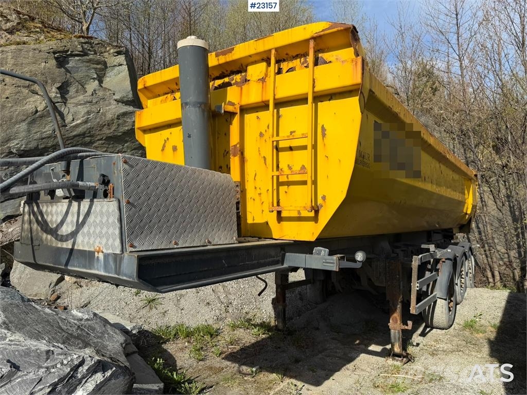Maur Bilpåbygg 3-axle tipping semi-trailer for sale as a repair o Andre anhængere
