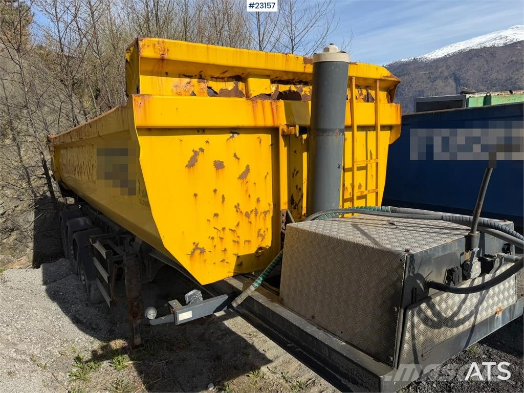 Maur Bilpåbygg 3-axle tipping semi-trailer for sale as a repair o Andre anhængere