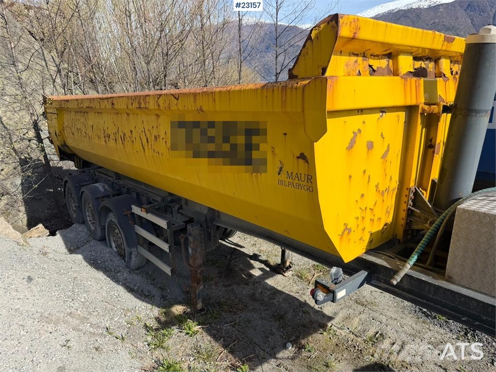 Maur Bilpåbygg 3-axle tipping semi-trailer for sale as a repair o Andre anhængere