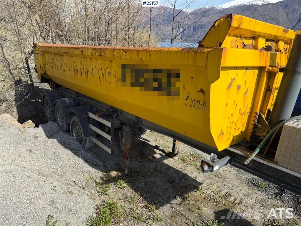 Maur Bilpåbygg 3-axle tipping semi-trailer for sale as a repair o Andre anhængere