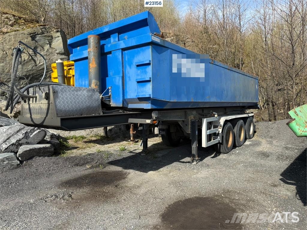 Maur Bilpåbygg 3 axles and tipping semi-trailer for sale as a rep Andre anhængere