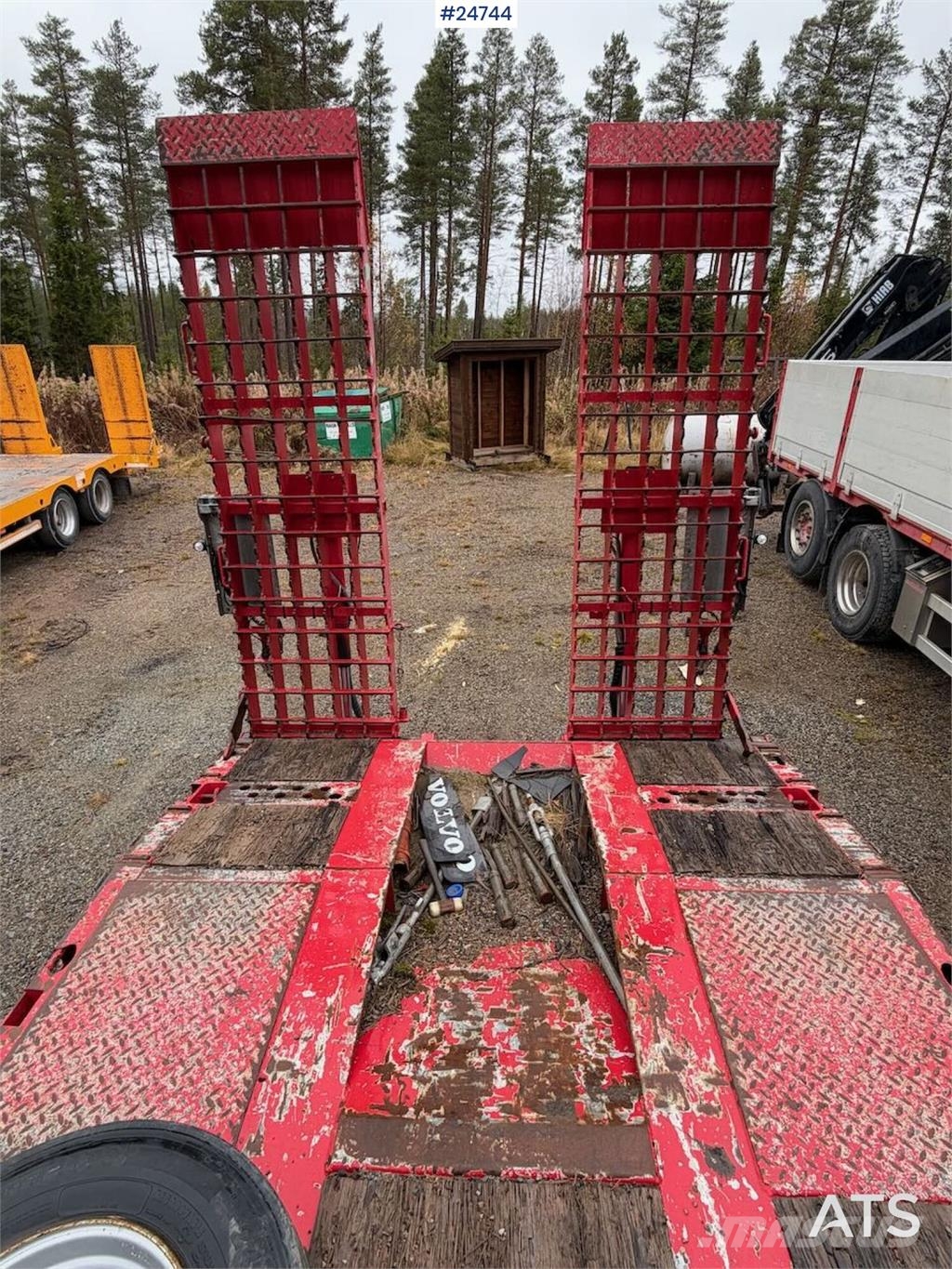 Maur Machinery trailer - Delivered with a new EU inspec Dieplader