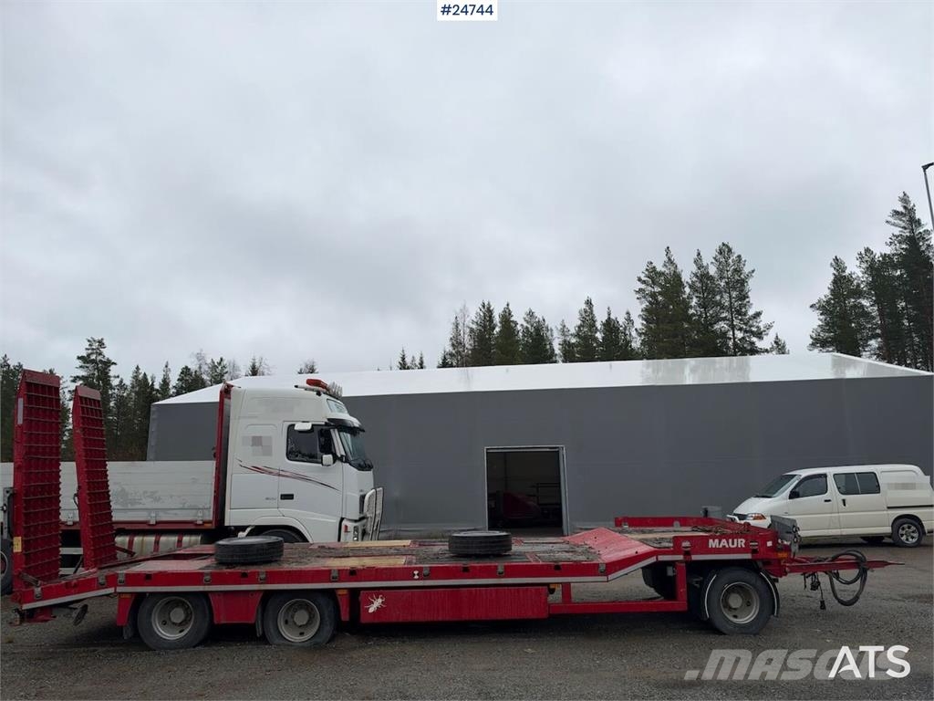 Maur Machinery trailer - Delivered with a new EU inspec Dieplader