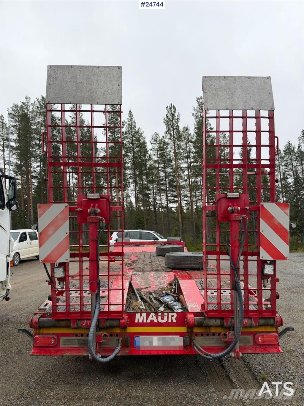 Maur Machinery trailer - Delivered with a new EU inspec Dieplader