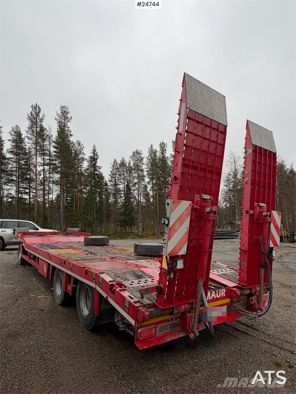 Maur Machinery trailer - Delivered with a new EU inspec Dieplader