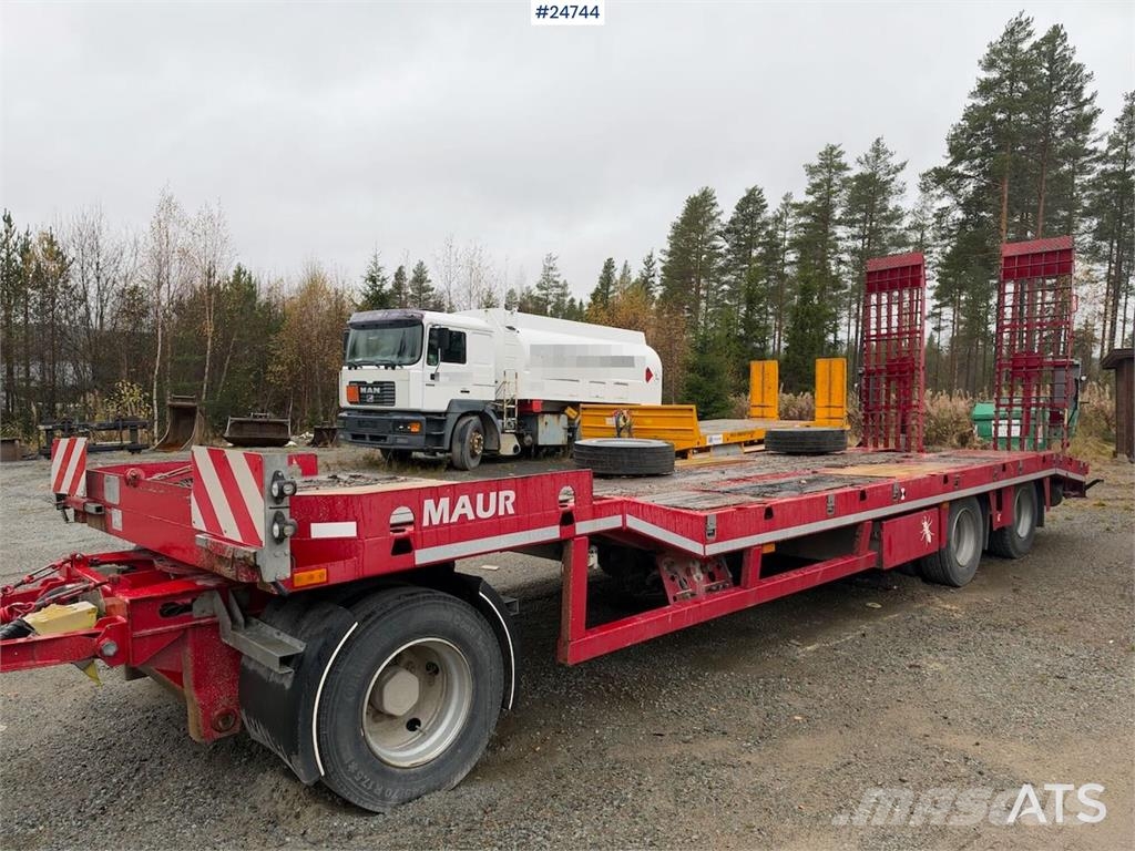 Maur Machinery trailer - Delivered with a new EU inspec Dieplader