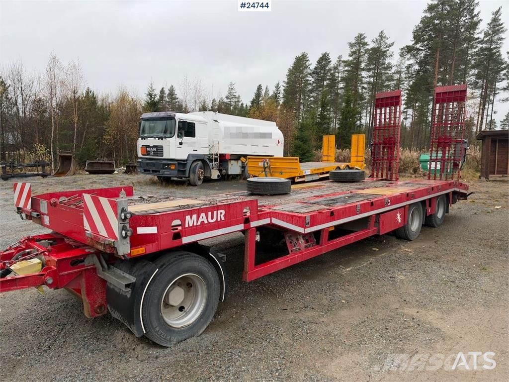 Maur Machinery trailer - Delivered with a new EU inspec Dieplader