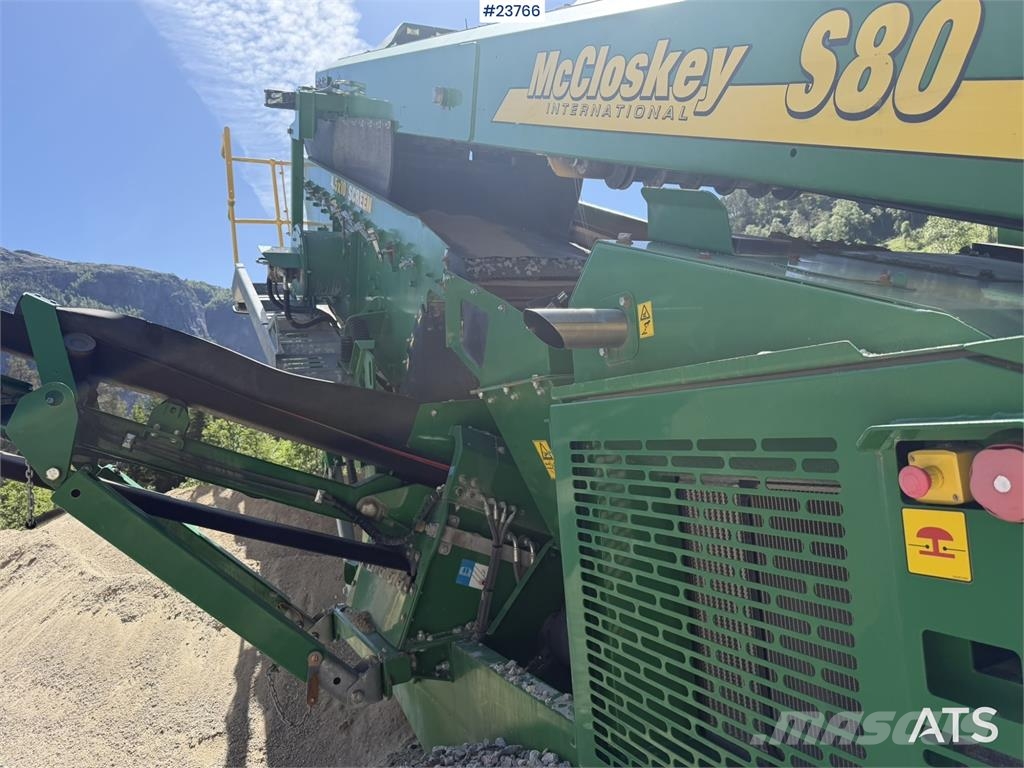 McCloskey S80 screening plant with Svedala Arbrå cone crushe غرابيل