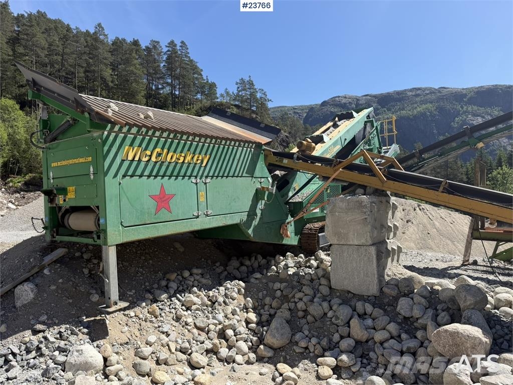 McCloskey S80 screening plant with Svedala Arbrå cone crushe غرابيل