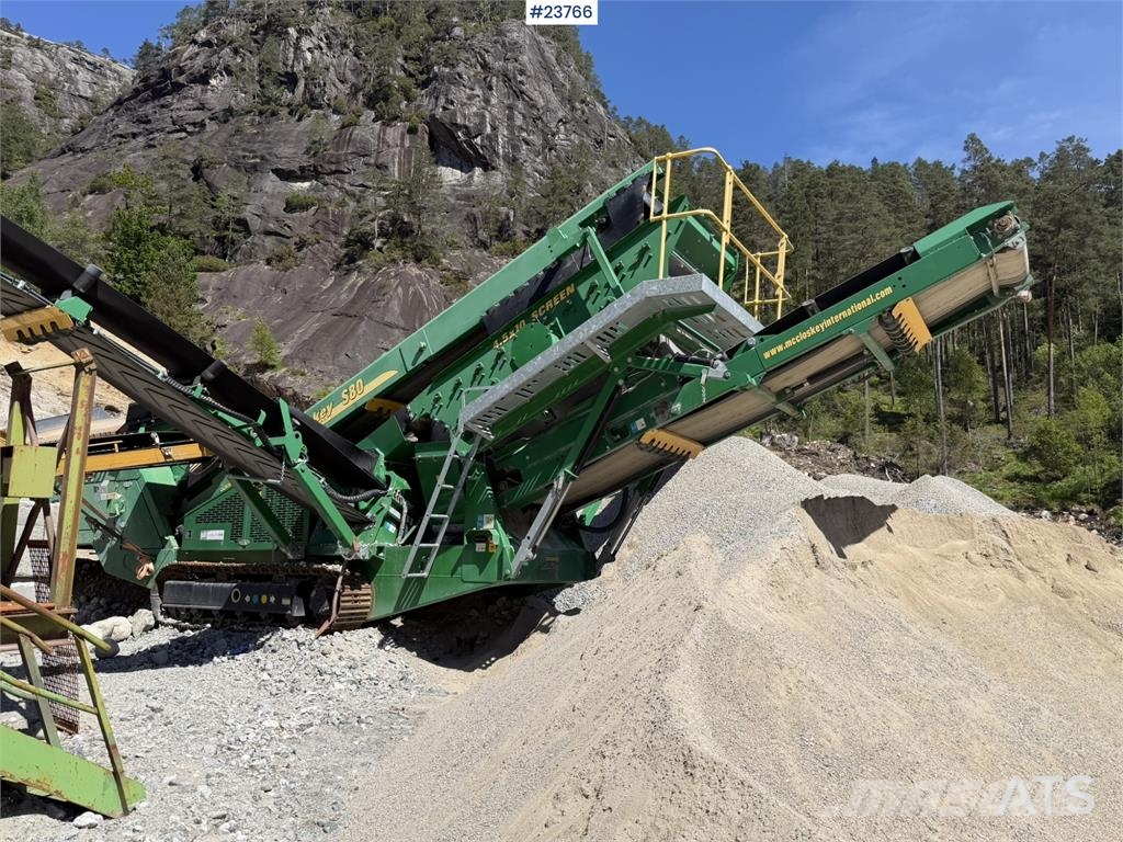 McCloskey S80 screening plant with Svedala Arbrå cone crushe غرابيل