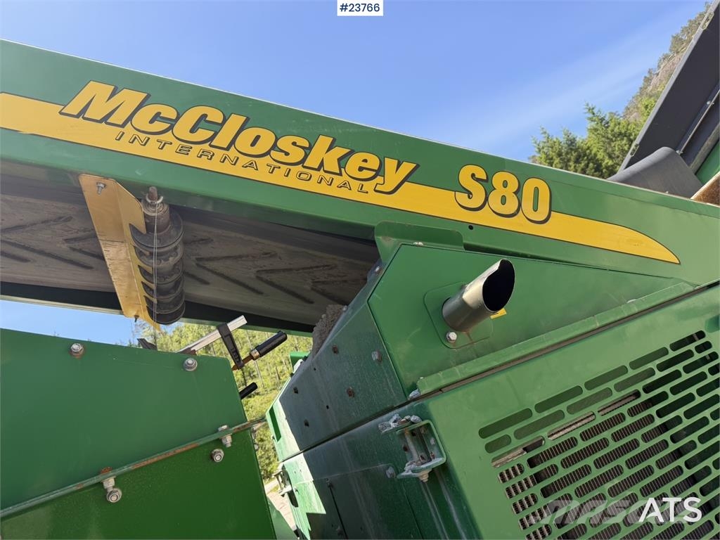 McCloskey S80 screening plant with Svedala Arbrå cone crushe غرابيل