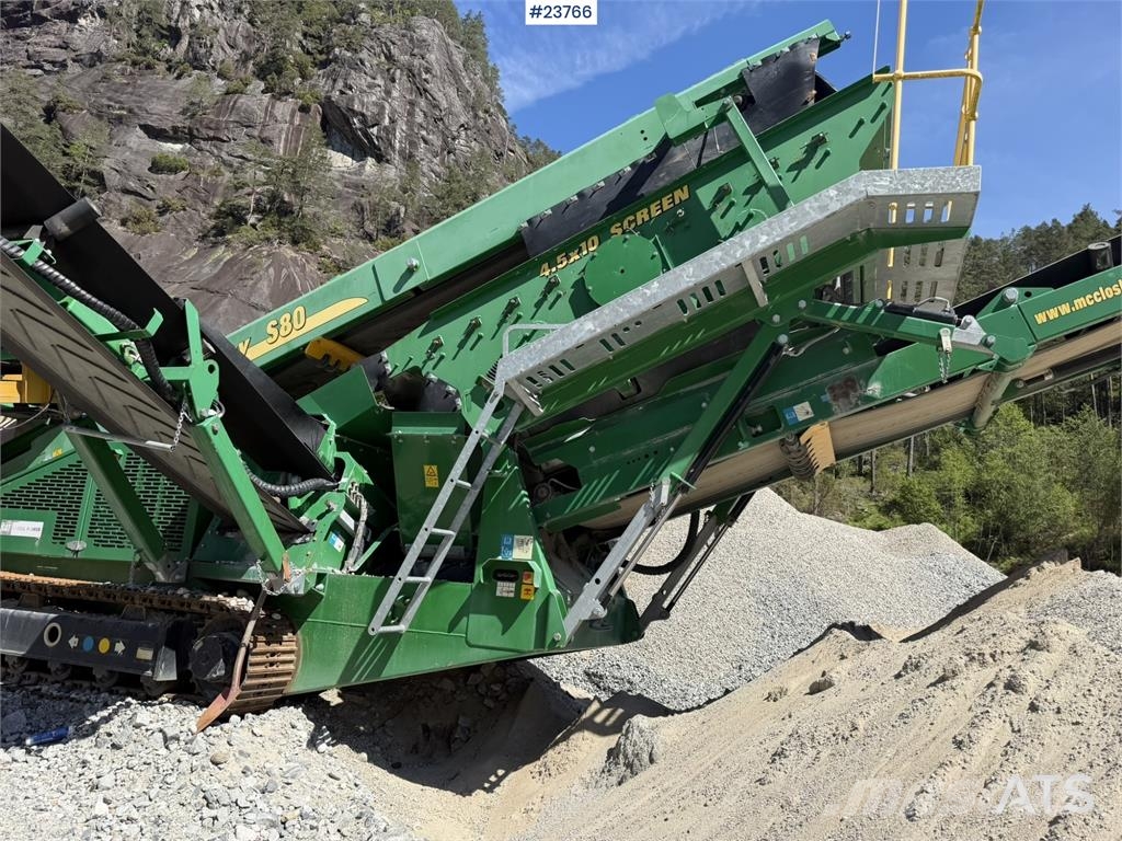 McCloskey S80 screening plant with Svedala Arbrå cone crushe غرابيل