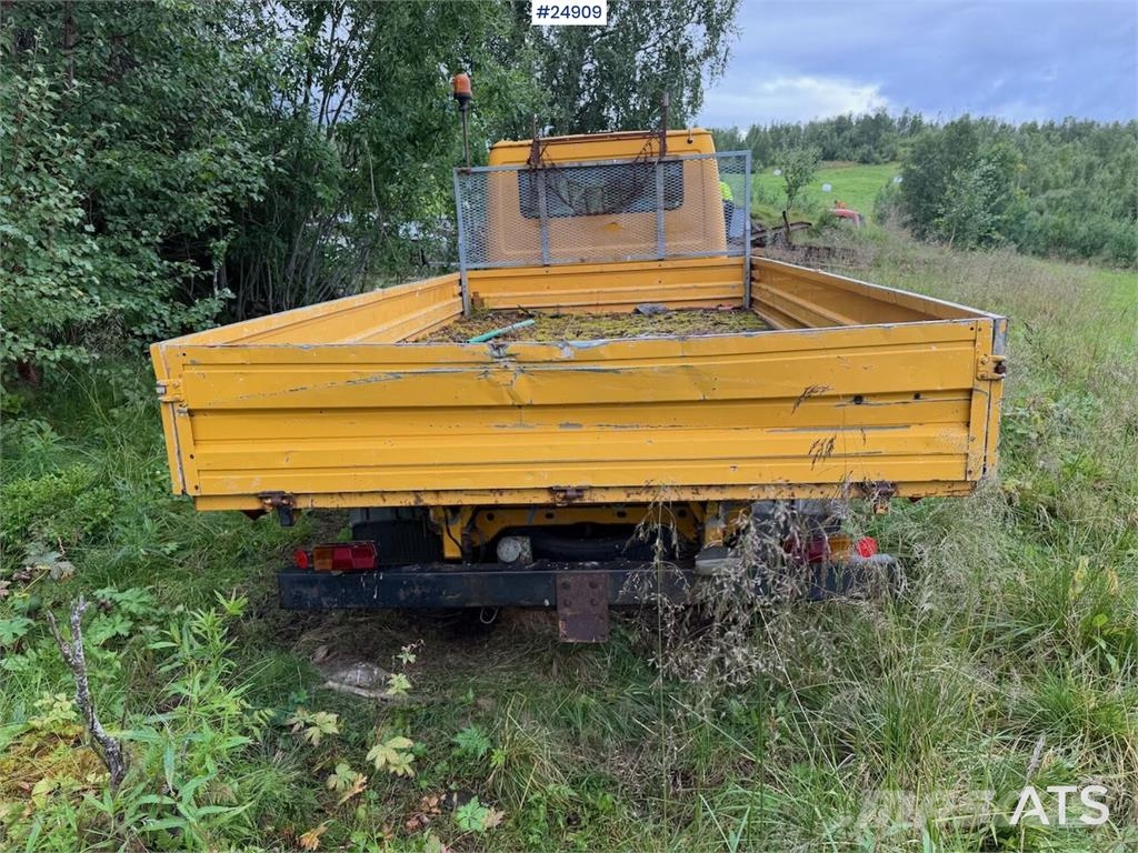 Mercedes-Benz 409 D planbil Platformas/izkraušana no sāniem