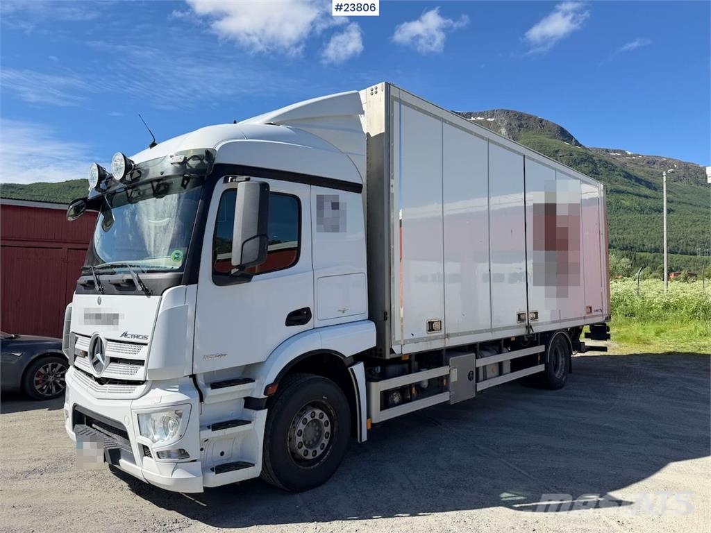 Mercedes-Benz Actros 1835L 4x2 box truck w/ ADR rigged, new clut شاحنات ذات هيكل صندوقي