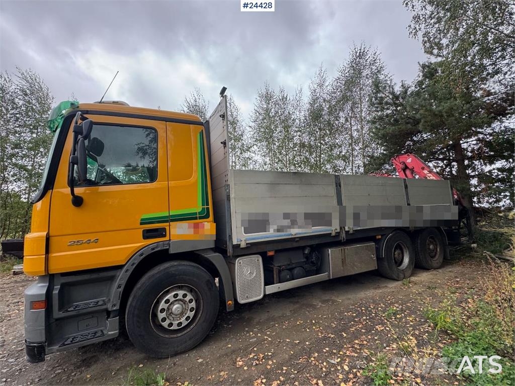 Mercedes-Benz Actros 2544 6x2 Crane Truck w/ Rear-Mounted Ferrar Φορτηγά με Γερανό