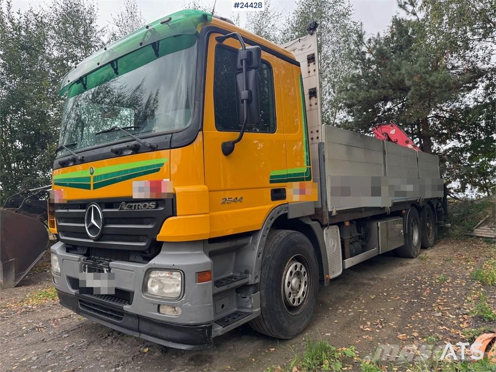 Mercedes-Benz Actros 2544 6x2 Crane Truck w/ Rear-Mounted Ferrar Φορτηγά με Γερανό