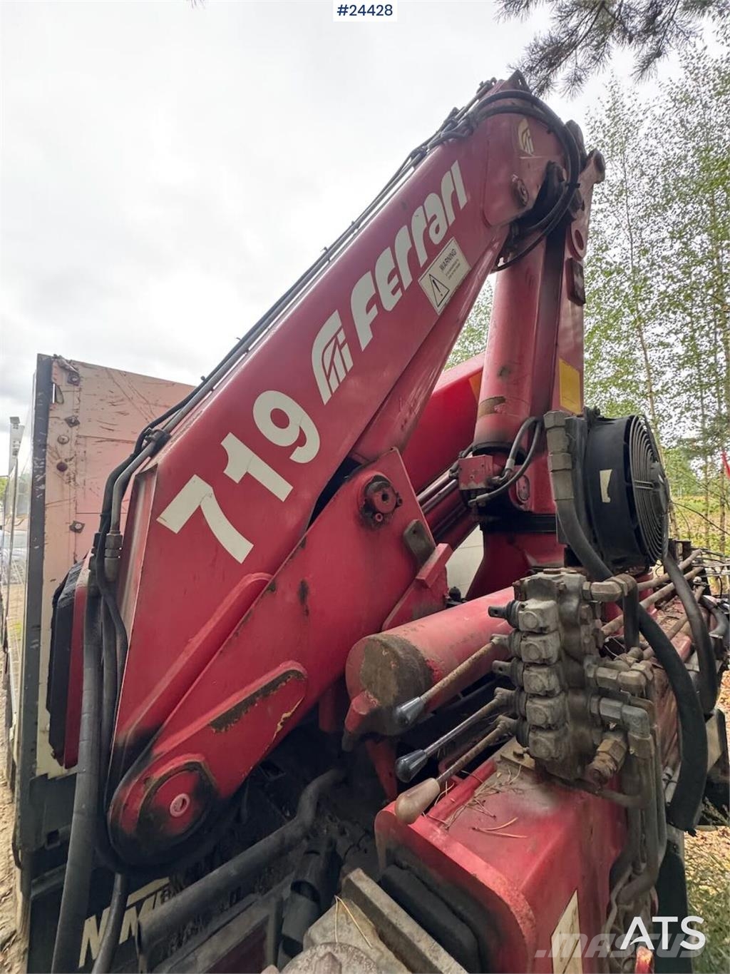 Mercedes-Benz Actros 2544 6x2 Crane Truck w/ Rear-Mounted Ferrar Φορτηγά με Γερανό