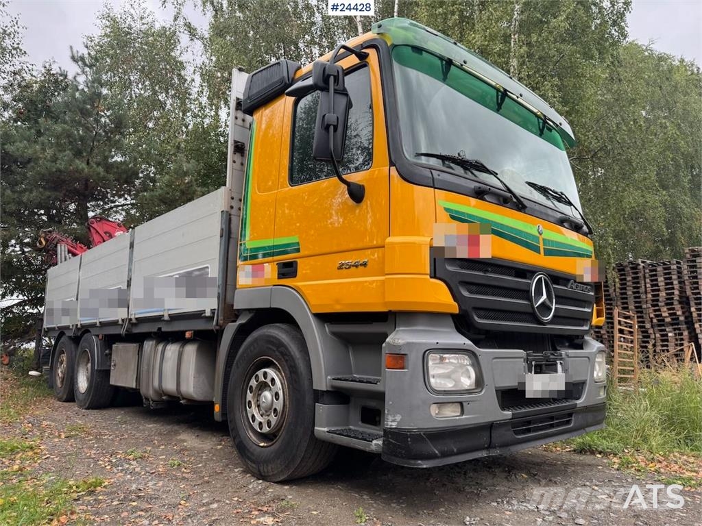 Mercedes-Benz Actros 2544 6x2 Crane Truck w/ Rear-Mounted Ferrar Φορτηγά με Γερανό