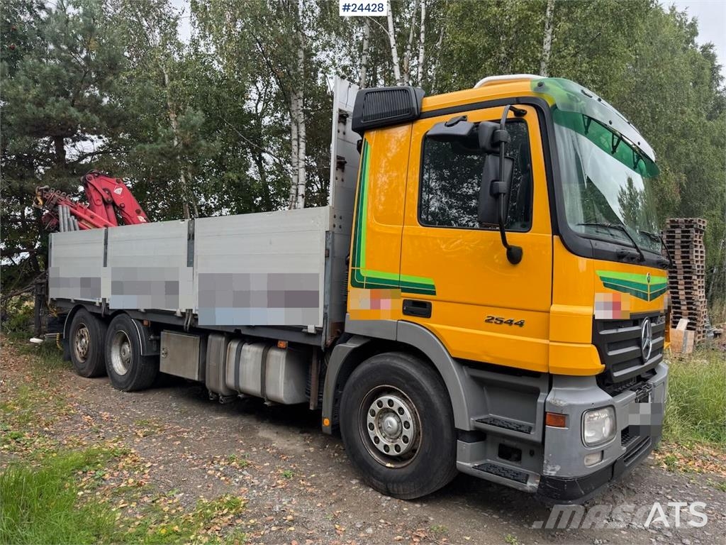 Mercedes-Benz Actros 2544 6x2 Crane Truck w/ Rear-Mounted Ferrar Φορτηγά με Γερανό