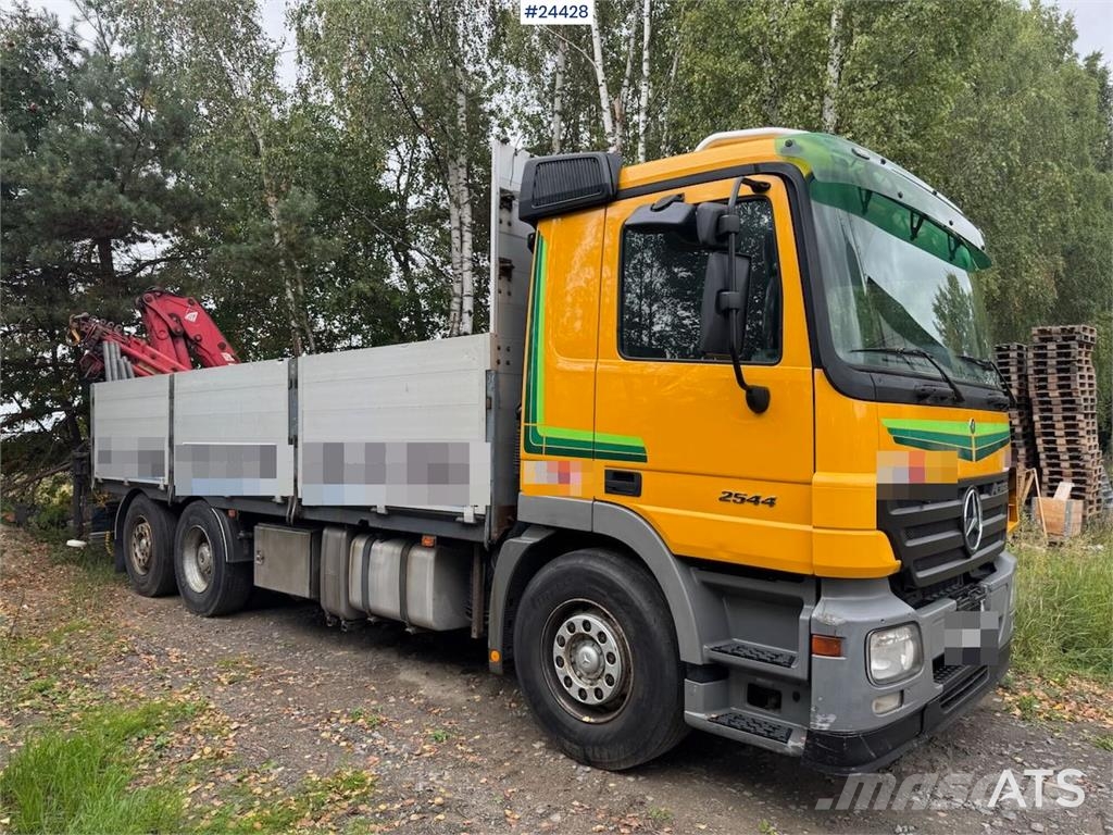 Mercedes-Benz Actros 2544 6x2 Crane Truck w/ Rear-Mounted Ferrar Φορτηγά με Γερανό