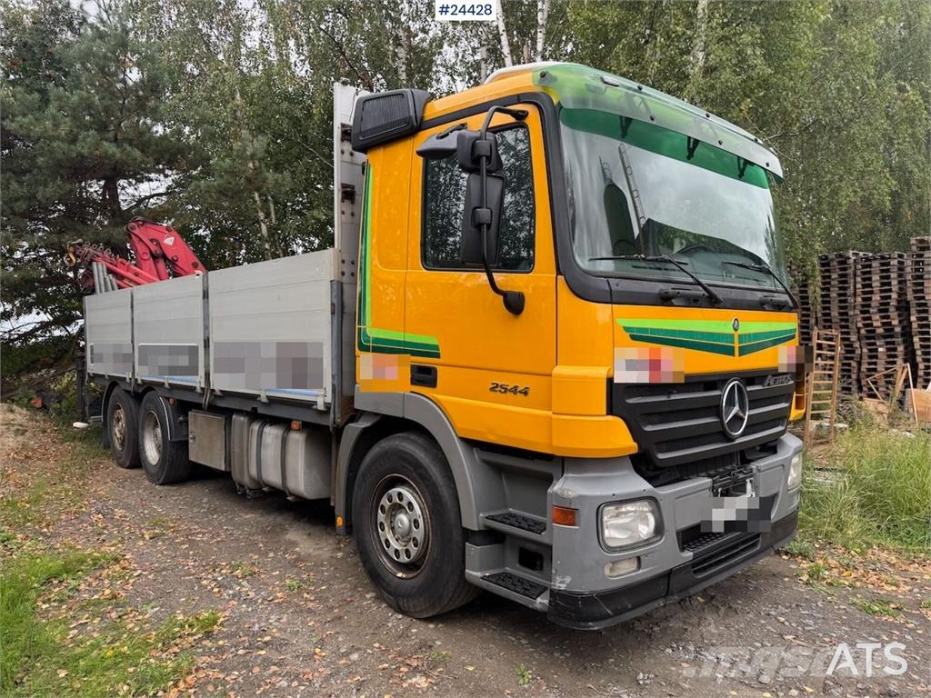 Mercedes-Benz Actros 2544 6x2 Crane Truck w/ Rear-Mounted Ferrar Φορτηγά με Γερανό