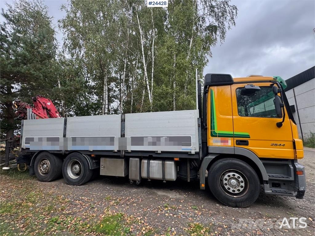 Mercedes-Benz Actros 2544 6x2 Crane Truck w/ Rear-Mounted Ferrar Φορτηγά με Γερανό