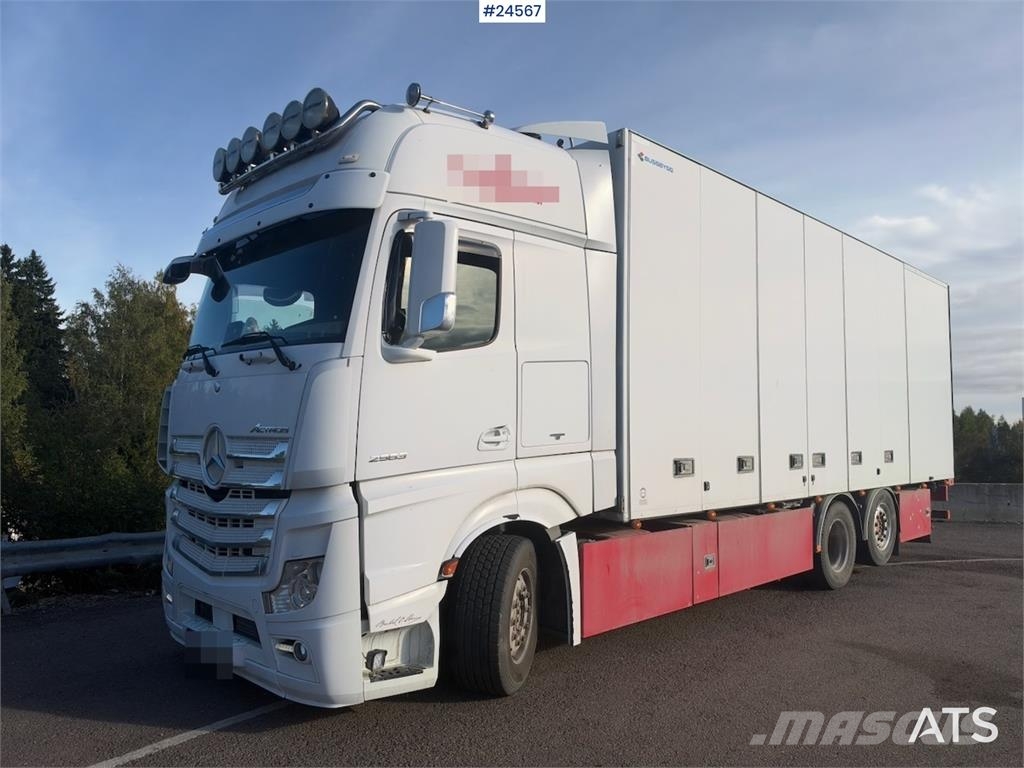 Mercedes-Benz Actros 2563 6x2 Box Truck with Full Side Opening – Skapbiler