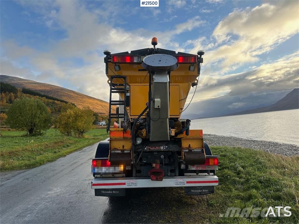 Mercedes-Benz Actros 2848 4x4+2 snow rigged hook truck. WATCH VI Sunkvežimiai su keliamuoju kabliu