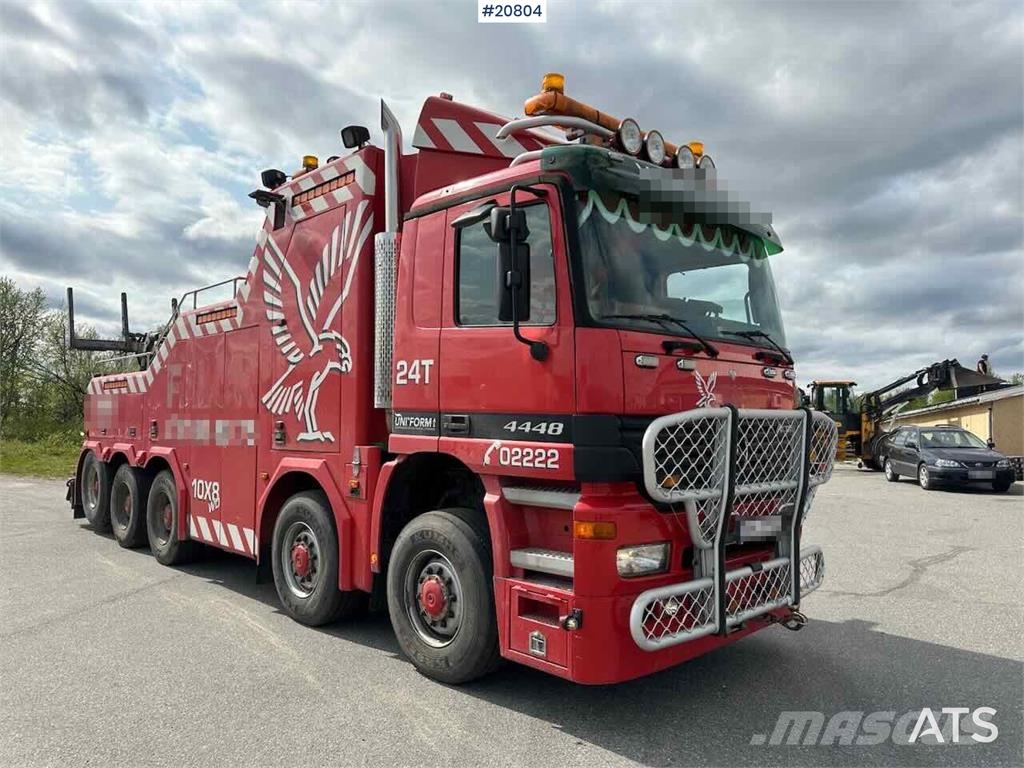 Mercedes-Benz Actros 4448 8x8 heavy hauler w/ SWS body and low m Bärgningsbilar