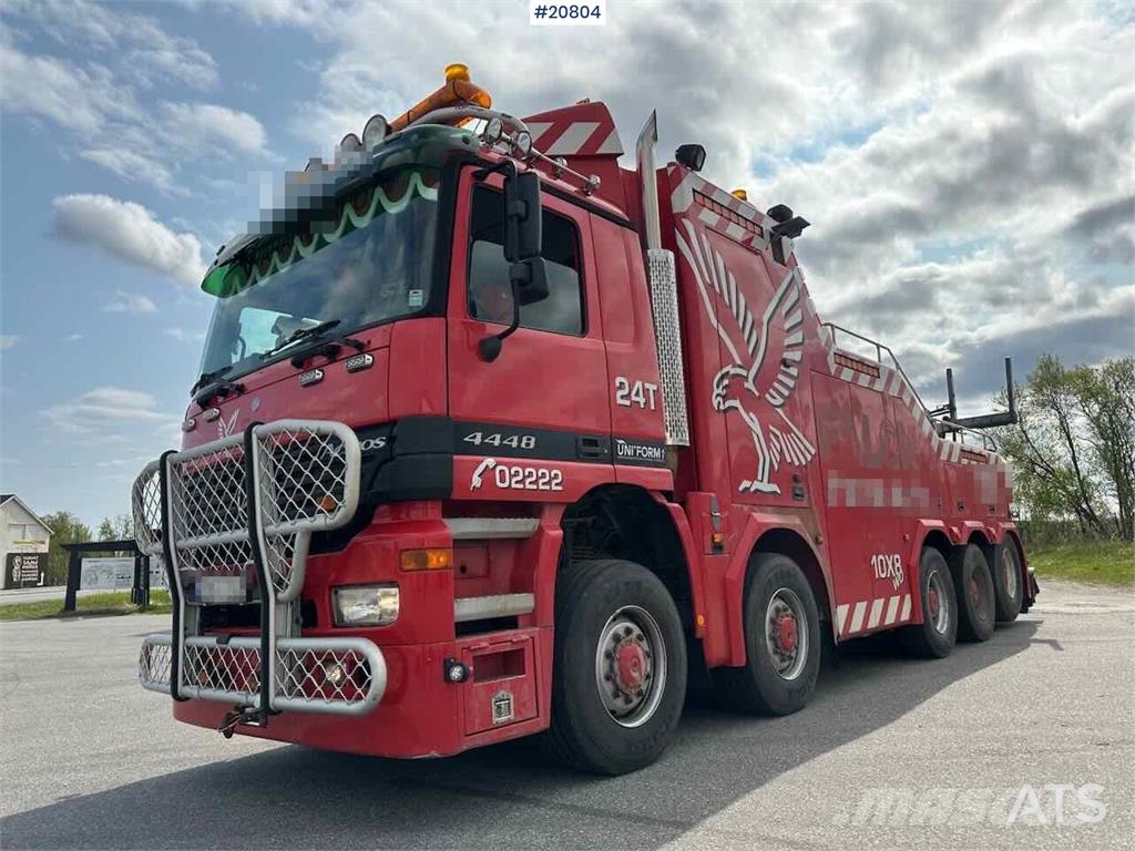 Mercedes-Benz Actros 4448 8x8 heavy hauler w/ SWS body and low m Bärgningsbilar