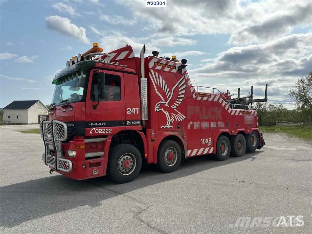 Mercedes-Benz Actros 4448 8x8 heavy hauler w/ SWS body and low m Bärgningsbilar